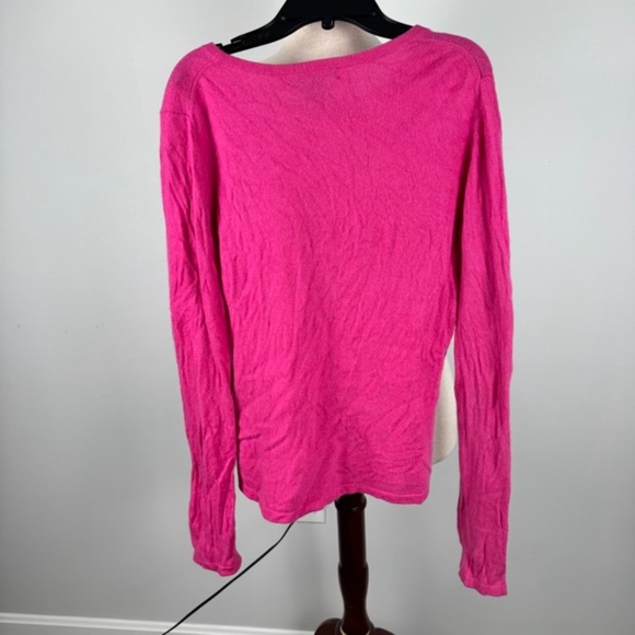 Preswick & Moore 100% Cashmere Pink Crewneck Sweater - Picture 2 of 3